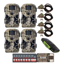 Stealth Cam 2022 G42NG 32MP No Glow Trail Cameras Kryptek Camouflage Bundle