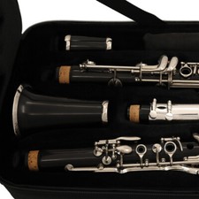 17-key clarinet Bakelite body nickel-plated keys with box new professional