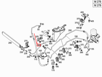 Neu MERCEDES-BENZ SL R231 Engine Oil Low Pressure Line A2313202353 OEM Original