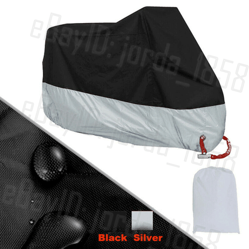L-XXL Motorcycle Cover Motorbike Cruiser Scooter Motor Bike Waterproof Storage - Picture 8 of 16