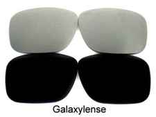 Galaxy Replacement Lenses For Oakley Sliver XL OO9341 Black/Titanium Polarized