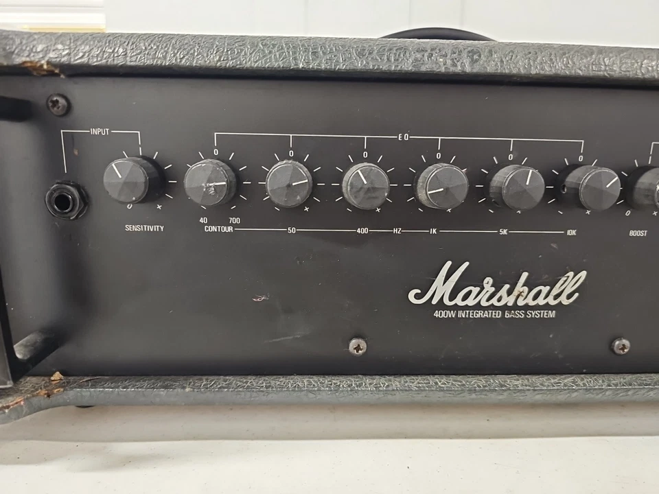 Marshall 3540 400 watt bass head 1980's - Image 3 of 4