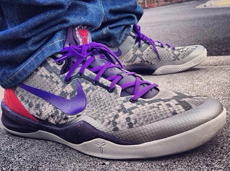 Nike Zoom Kobe 8 GS System Mine Grey Basketball Sneaker Size Nike Zoom Kobe 8 GS System Mine Grey Basketball Sneaker Size
