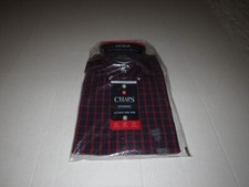 Chaps Regular Fit Flex Collar Long Sleeve Button Up Dress Shirt Size L 16-16.5
