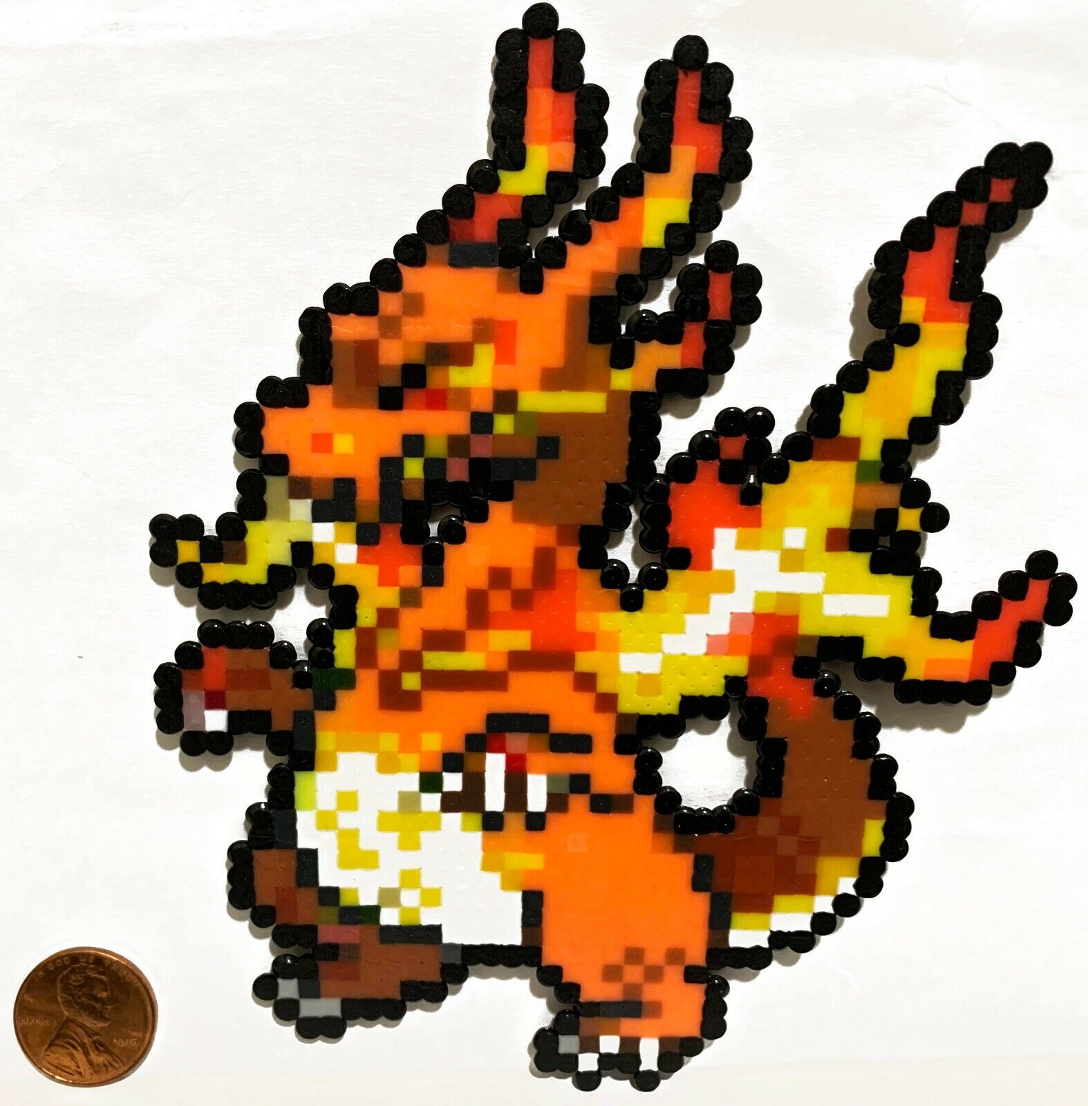 Pokemon Charizard Pixel Art 