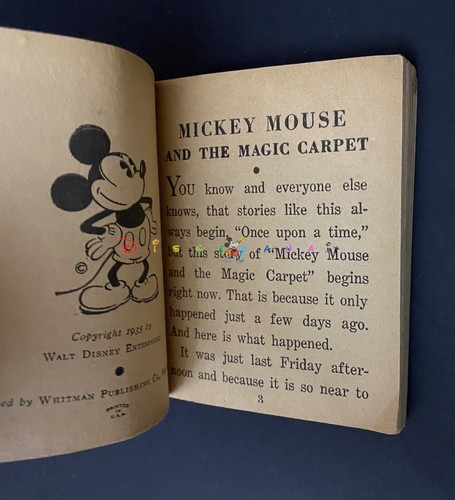 ⭐ MICKEY MOUSE and the MAGIC CARPET - Whitman Disney 1935 - DISNEYANA.IT ⭐ - Picture 6 of 11