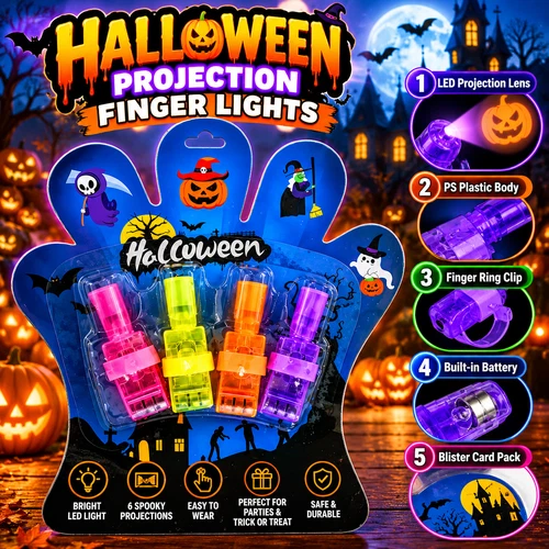Halloween Bright Finger Lights Toys Party Favors Bag Fillers Kids Gift UK