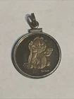 1978 Vintage Silver Towne Garfield the Cat 1/10 oz .999 Silver Round in Bezel