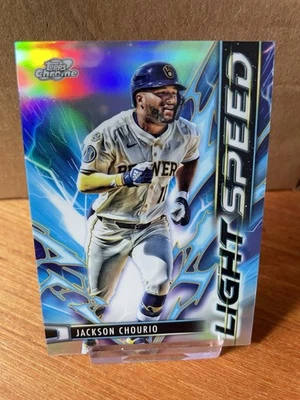 2025 Topps Cosmic Chrome - Lightspeed Jackson Chourio #Ls-6 - Image 1 of 2