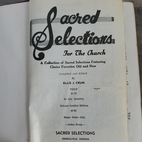 Vintage Sacred Selections For The Church (HB 1960) Gesangbuch - Bild 6 von 14