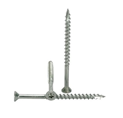 #10 x 3 Flat Head Type 17 Point 305 Stainless Torx Deck Screw 72 PCS