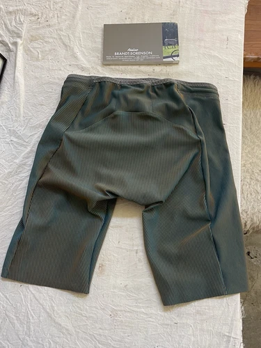 BRANDT-SORENSON® Running Rib Knit Pro 9" Half Tights USA- Forest S, M, L +merino