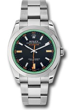 Rolex Milgauss Black Dial on Oyster 116400GV 2021