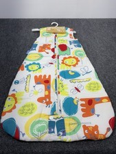 Grobag Baby Sleep Bag 0 6 Months 2.5 Tog Sleeveless Zip Animal Print NEW
