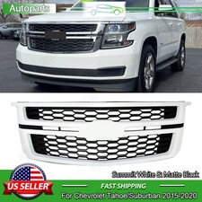 Front Grill Grille Assembly For 2015-2020 Chevrolet Tahoe Suburban Summit White