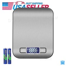 Digital Food Scale 22lb Kitchen Scale Grams Ounces Weight Loss Cooking