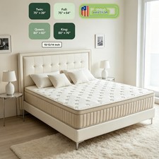 12"14" Mattress Twin Full Queen King Size Gel Memory Foam Pocket Spring in a Box