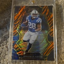 2022 Select Jonathan Taylor Tiger Prizm  Indianapolis Colts 