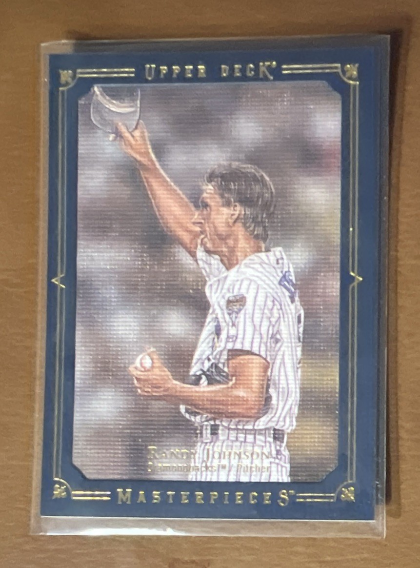 RANDY JOHNSON 2008 Upper Deck UD Masterpieces Framed Blue #3  /125 MLB HOF