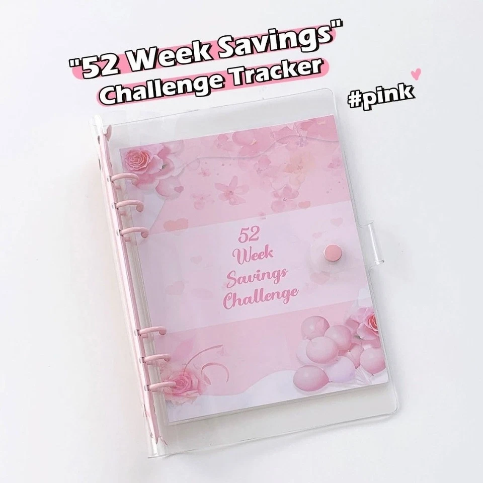 PVC 52 Week Savings Challenge Save Money Savings Binder Couples - Image 3 of 4