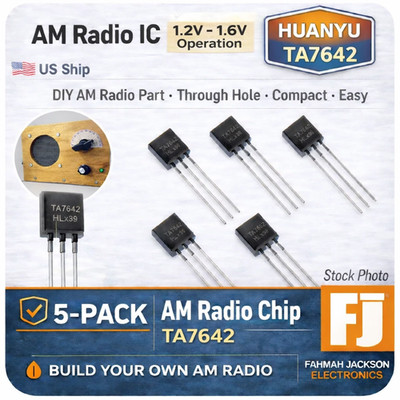 5pcs TA7642 AM Radio IC Single Chip TO-92 AM Receiver DIY Electronics US Ship