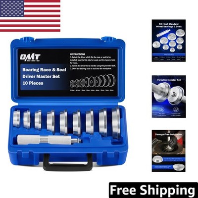 Professional 10pc Aluminum Bearing Press Kit for Effortless Seal Installations