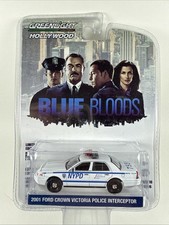 2001 Ford Crown Victoria Police Interceptor Greenlight Hollwood Die-Case K15