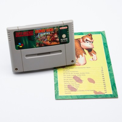 Donkey Kong Country 1 - Super Nintendo SNES Spiel - nur Modul, PAL Version