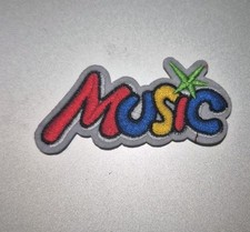 Music Iron On Patches 3 1/4" X 1 /2"