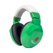 Kids HearMuffs Green Over-Ear Noise-Reducing Hearing Protection for Children