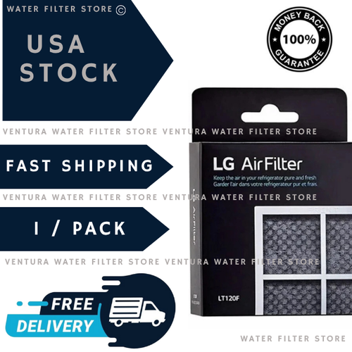 12-Pack LG LT120F Air Filter Replacements - Fits ADQ73214404, Kenmore Elite Fridge