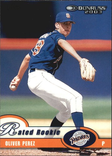 2003 Donruss Oliver Perez #36 card