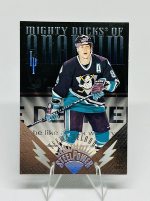 #ad 1996 97 Leaf Preferred Steel Power 2500 Teemu Selanne #10 HOF 1e6l $4.99