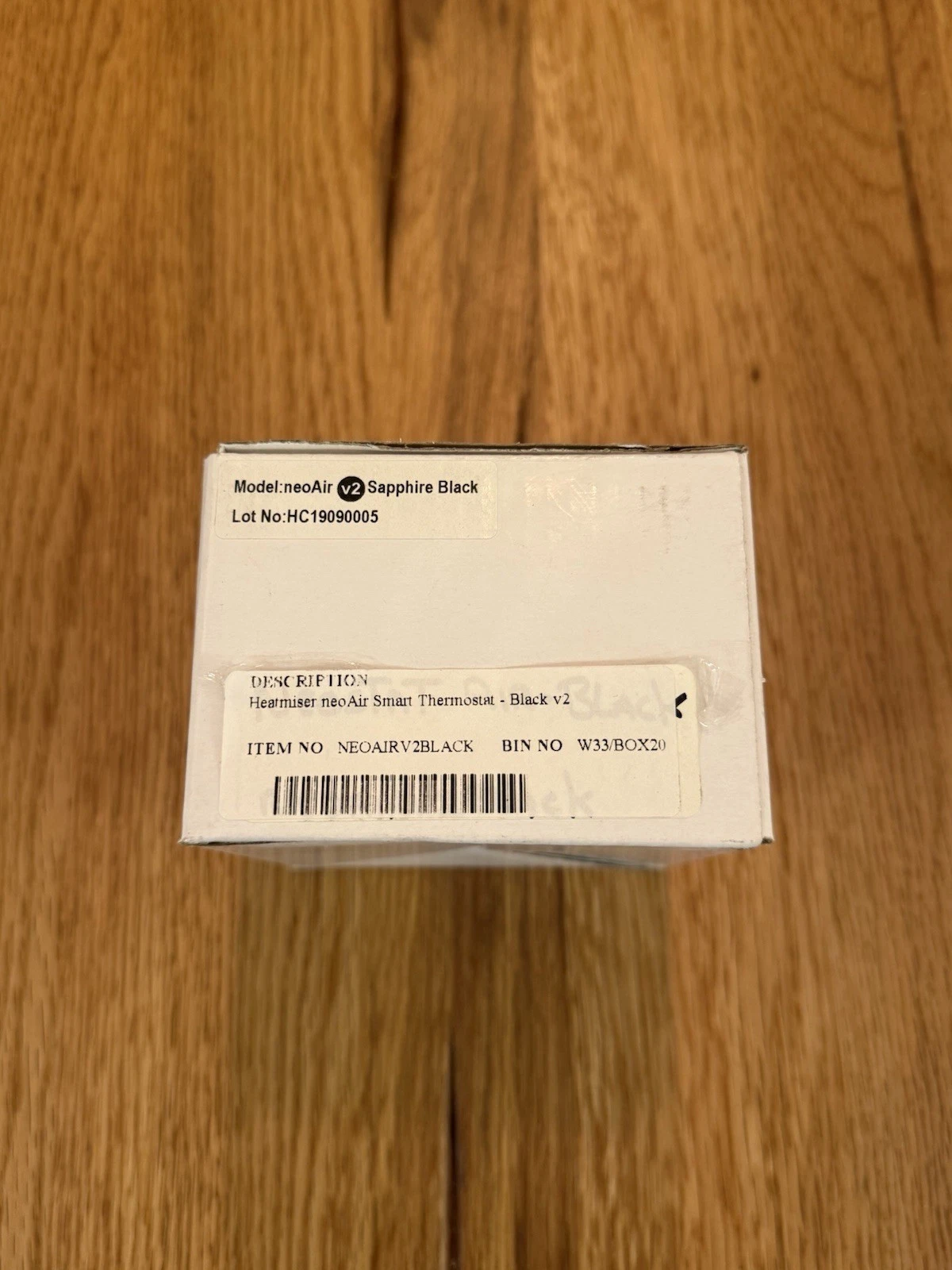 Heatmiser NeoAir V2 Programmable Room Thermostat Sapphire Black - Brand New 3