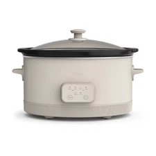 bella 6qt Programmable Slow Cooker Oatmilk: bella Housewares, 3 Settings,