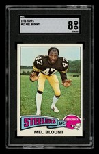 1975 Topps Set-Break # 12 Mel Blount Rookie SGC 8 NM MT