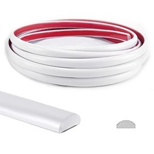 0 Ft Peel and Stick Trim for Backsplash Tile Edge, Self 10 Feet 1 White