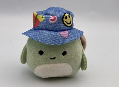 Squishmallow Squishville  2'' Plush Mini ANTONI TURTLE w/Hat