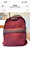 STELLA McCARTNEY Backpack, Falabella, Burgund...
