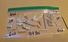 Chrome Engine Parts 1/24/25 Scale  (parts only) PACKAGE #602 Read Desc.  @