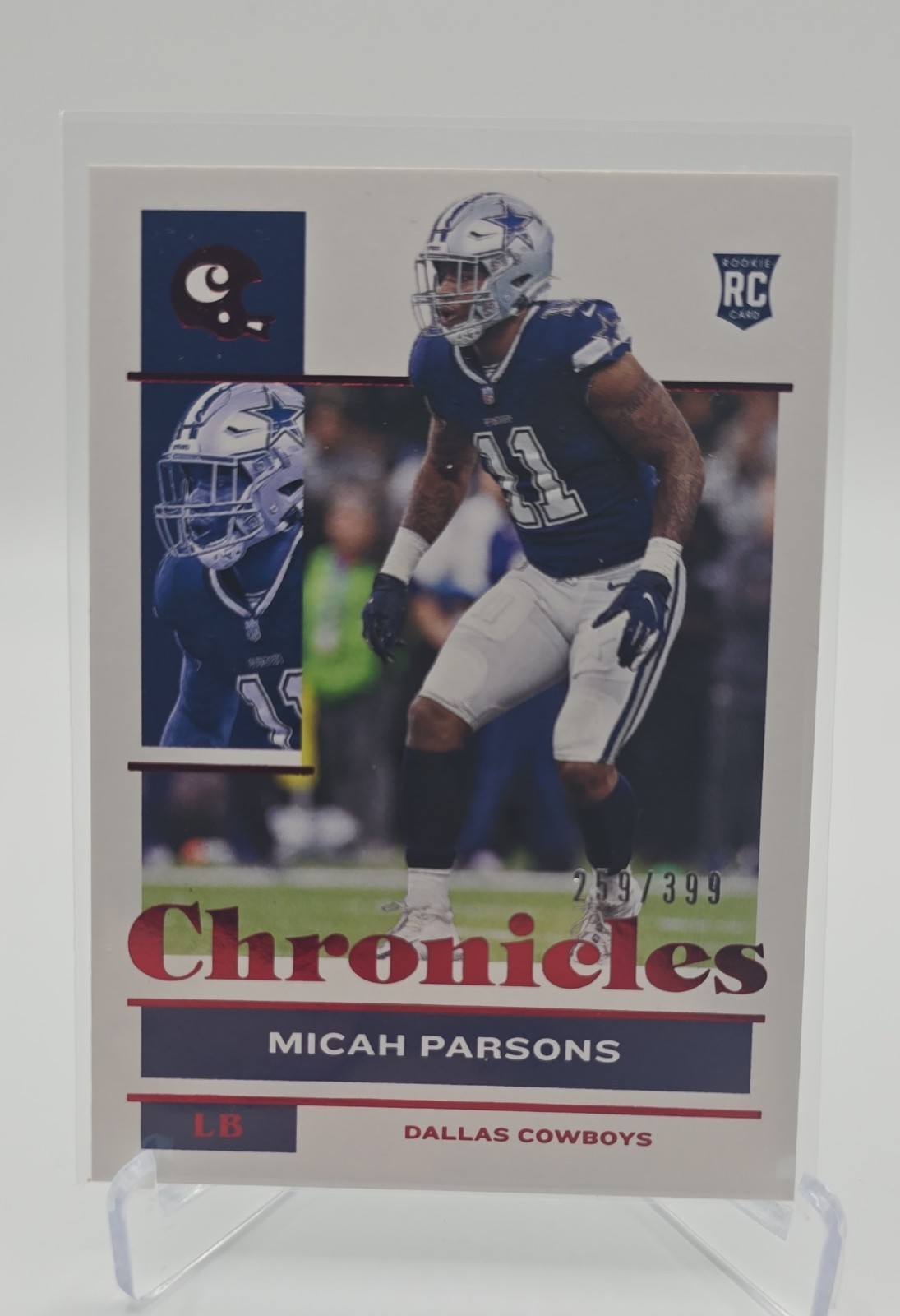 2021 Panini Chronicles - Micah Parsons #28 Red /399 (RC)