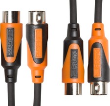 Roland Black Series Dual MIDI Cable, 5 ft - High-Performance RMIDI-B5-DUAL