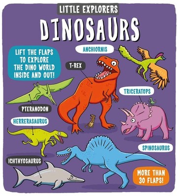 Little Explorers: Dinosaurs - hardcover Little Bee Books