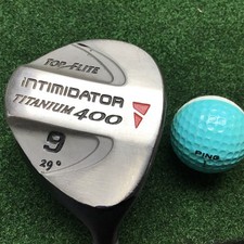 TOP-FLITE 9 Wood 29  INTIMIDATOR TITANIUM 400 Graphite 40.5" R-Flex RH New Grip