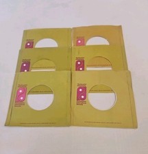 45 RPM 7" RECORD SLEEVES CO. SLEEVE 6 PACK SEE PHOTOS Philadelphia SLV354 