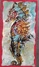 Seahorse 3M Vinyl Decal Sticker 2.50 inch x 4.5 inch