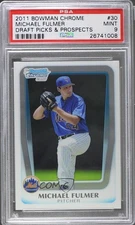 2011 Bowman Draft Chrome Prospects Michael Fulmer #BDPP30 PSA 9 MINT 9t3