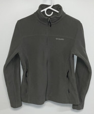 Columbia Full Zip Sweatshirt Women's Medium Gray