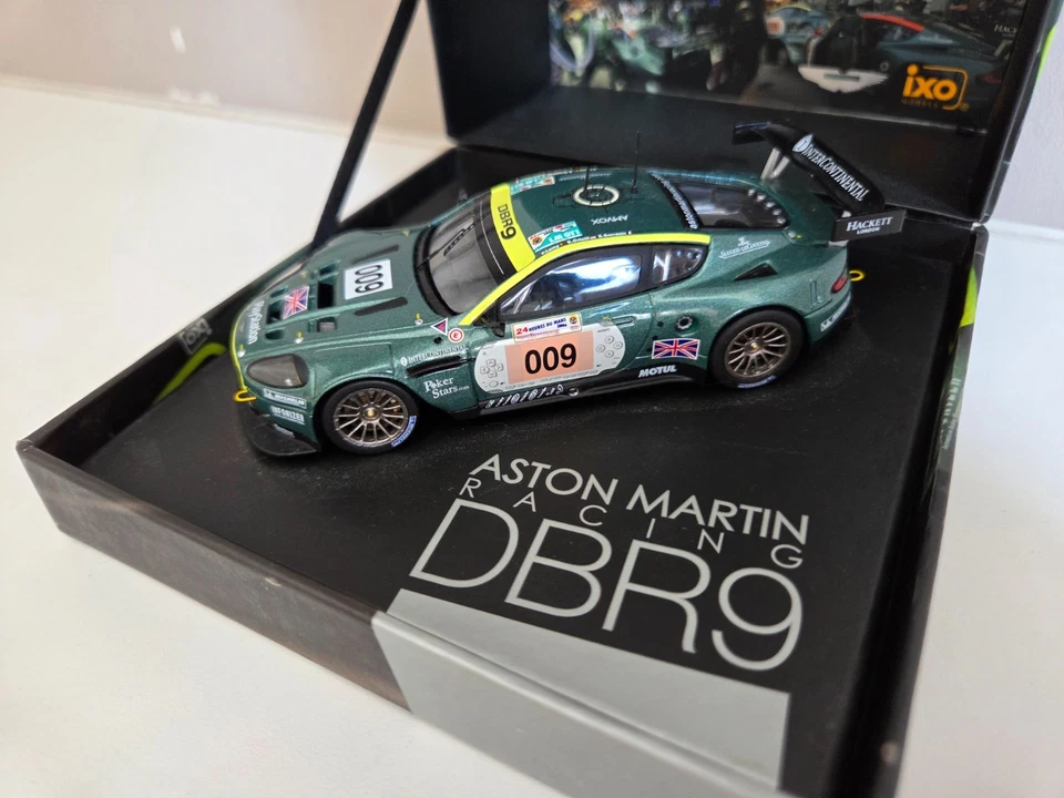 IXO 1/43 Aston Martin DBR9 Lamy/Ortelli/Sarazin - #009 Le Mans 2006 - LMM087 - Immagine 2 di 4