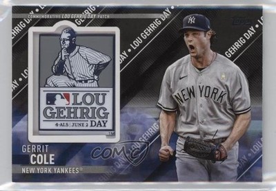 2022 Update Special Event Manufactured Relics Black 40/199 Gerrit Cole Patch rx2
